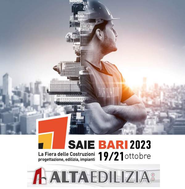 Dal 19 al 21 ottobre vi aspettiamo al SAIE 2023 di Bari!